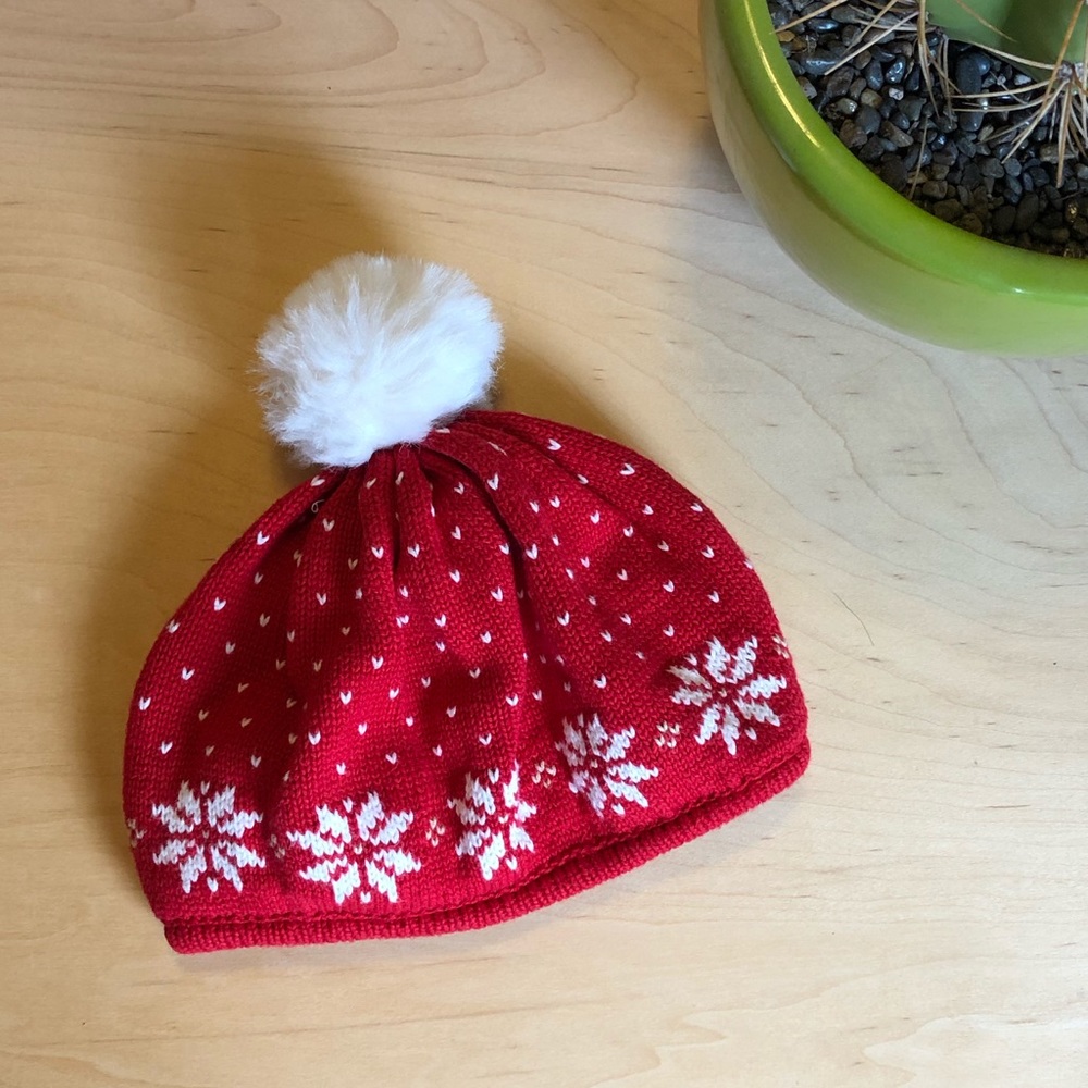 Janie and jack winter baby hat.